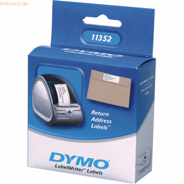 Dymo Adressetiketten Dymo 25x54mm weiß von Dymo