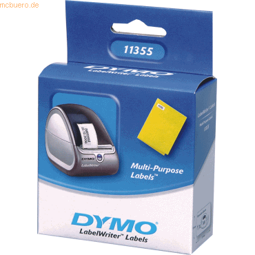 Dymo Etiketten Dymo 19x51mm weiß VE=500 Stück von Dymo