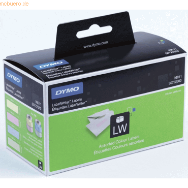 Dymo Etiketten für Dymo LabelWriter 89x28mm VE=4x130 Stück von Dymo