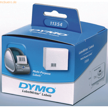 Dymo LabelWriter Mehrzwecketiketten 57x32mm weiß VE=1000 Etiketten von Dymo