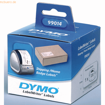 Dymo LabelWriter Versand-Etiketten 54x101mm weiß VE=220 Stück von Dymo