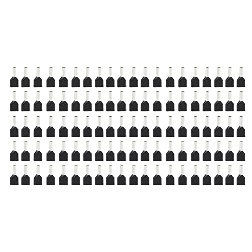 Dyocoag, 100 Stück, doppelt isolierte Aderendhülsen, Kupfer-PVC-Aderendhülsen, Drahtenden, Klemmen, AWG 16/1,5 mm², doppelt isoliert, verzinnt, Trichter-Stil, Steckverbinder für Dyocoag, 100 Stück, doppelt isolierte Aderendhülsen, Kupfer-PVC-Aderendhülsen, Drahtenden, Klemmen, AWG 16/1,5 mm², doppelt isoliert, verzinnt, Trichter-Stil, Steckverbinder für von Dyocoag