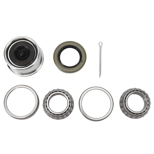 Dyocoag -Anhängerrad -Hub -Hub -Lager Kit Hochleistungsmaterial Dichtungsabdeckung und Cotter -Stift für 1 1/16 Zoll Achsen Dyocoag -Anhängerrad -Hub -Hub -Lager Kit Hochleistungsmaterial Dichtungsabdeckung und Cotter -Stift für 1 1/16 Zoll Achsen von Dyocoag