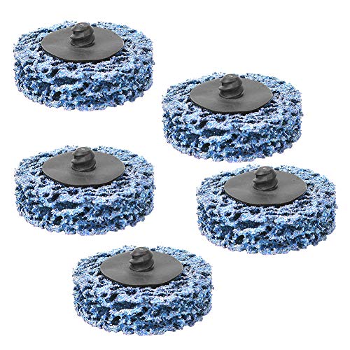 Dyocoag Poly Strip Scheibenscheibenfarbe 50 mm 2 -Zoll -Schleifrad 5pcs (2 Zoll blau) von Dyocoag