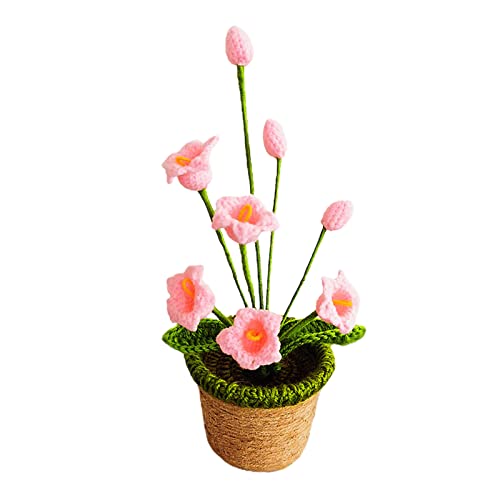 Dysetcs Handgefertigte gestrickte Häkelblume, Wolle, gehäkelte Blume, Rosen, für den Innenbereich, Frühlingshaus, Vasen, Dekoration für Zuhause, Küche, Büro, Tischdekoration, Glocke, Orchidee Dysetcs Handgefertigte gestrickte Häkelblume, Wolle, gehäkelte Blume, Rosen, für den Innenbereich, Frühlingshaus, Vasen, Dekoration für Zuhause, Küche, Büro, Tischdekoration, Glocke, Orchidee von Dysetcs