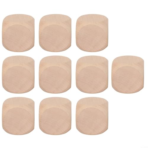 10 unlackierte Holzwürfel für einzigartige Spielwürfel und mehr mit DIY-Malerei und Schnitzerei (30 mm) von DystopiaWorld