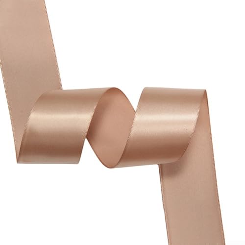Band, 25 mm breit, 20 Meter lang, zum Basteln, Dekorieren und Verpacken (Gold) von DystopiaWorld