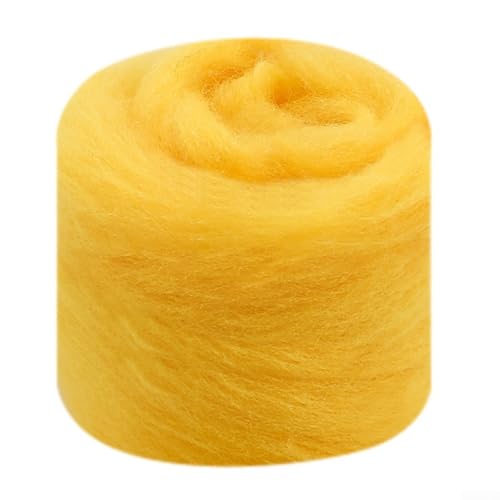 DIY mit 10 g Wollfaser zum Nadelfilzen, verbessern Sie Ihr Bastelerlebnis mit strukturierter Wolle (10#) von DystopiaWorld