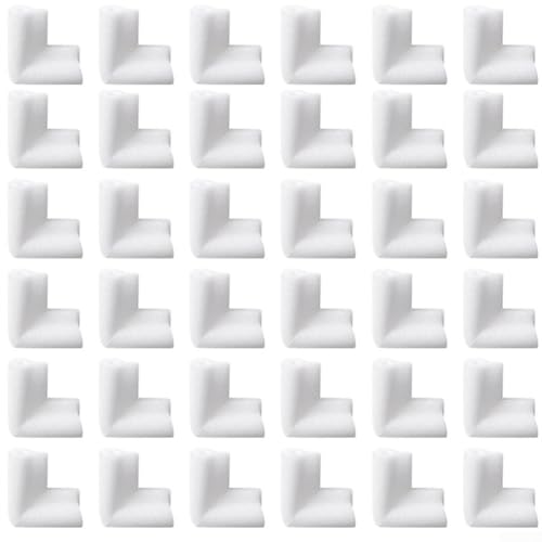 Eckenschutzhülle aus verdicktem Schaumstoff, zur Sicherung von Fernsehern, Bilderrahmen, Spiegeln und anderen Möbeln, 10 x 10 cm (36 Stück) von DystopiaWorld
