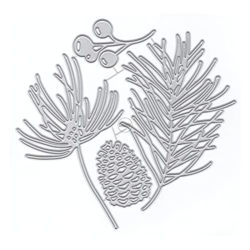 DzIxY Kirsch-Ananas-Metall-Stanzformen für klare Stempel und Metall-Stanzformen, Sets für Kartenherstellung, Scrapbooking, Papierbedarf, Dichtungen, Aufbewahrungstaschen von DzIxY