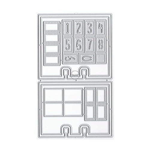 DzIxY Label Lace Zahlen Metall Stanzformen für Kartenherstellung Kit Prägung Papier Stanzen Scrapbook Maschine Schablonen Lagerung Taschen Liefert von DzIxY