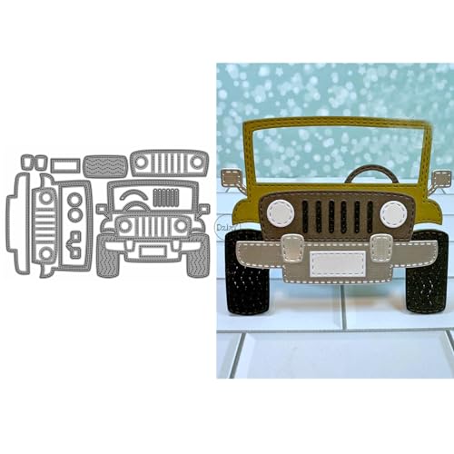 DzIxY Metall-Stanzformen für Kartenherstellung, Patchwork-Design, umwandelbares Fahrzeug, Prägepapier, Stanzformen, Scrapbooking, Maschinen, Schablonen, Aufbewahrungstaschen, Zubehör DzIxY Metall-Stanzformen für Kartenherstellung, Patchwork-Design, umwandelbares Fahrzeug, Prägepapier, Stanzformen, Scrapbooking, Maschinen, Schablonen, Aufbewahrungstaschen, Zubehör von DzIxY