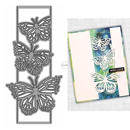 DzIxY Metall-Stanzformen mit Schmetterlingsspitze, für Kartenherstellung, Prägepapier, Stanzformen, Scrapbooking, Maschinen, Schablonen, Aufbewahrungstaschen, Zubehör DzIxY Metall-Stanzformen mit Schmetterlingsspitze, für Kartenherstellung, Prägepapier, Stanzformen, Scrapbooking, Maschinen, Schablonen, Aufbewahrungstaschen, Zubehör von DzIxY
