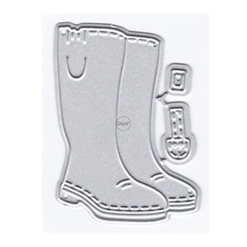 DzIxY Regenstiefel Metall Stanzformen für Kartenherstellung Kit Prägepapier Stanzformen Scrapbook Maschine Schablonen Aufbewahrung Taschen Supplies DzIxY Regenstiefel Metall Stanzformen für Kartenherstellung Kit Prägepapier Stanzformen Scrapbook Maschine Schablonen Aufbewahrung Taschen Supplies von DzIxY