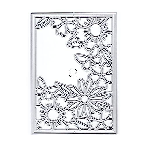 DzIxY Schöne Blume Schmetterling Rand Metall Stanzformen für Kartenherstellung Kit Prägepapier Stanzformen Scrapbook Maschine Schablonen Lagerung Taschen Supplies DzIxY Schöne Blume Schmetterling Rand Metall Stanzformen für Kartenherstellung Kit Prägepapier Stanzformen Scrapbook Maschine Schablonen Lagerung Taschen Supplies von DzIxY