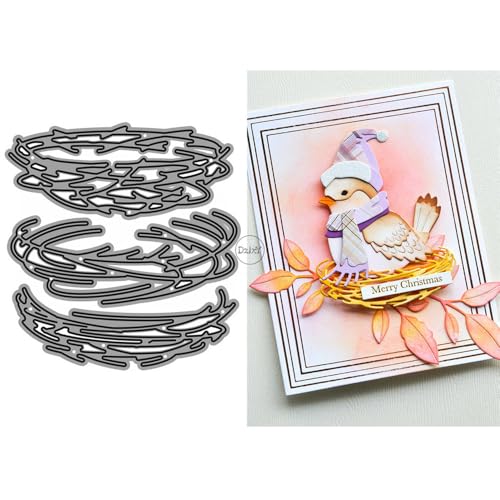 DzIxY Shadow Bird's Nest Metall-Stanzformen für Kartenherstellung, Prägepapier, Stanzformen, Scrapbook-Maschine, Schablonen, Aufbewahrungstaschen, Zubehör DzIxY Shadow Bird's Nest Metall-Stanzformen für Kartenherstellung, Prägepapier, Stanzformen, Scrapbook-Maschine, Schablonen, Aufbewahrungstaschen, Zubehör von DzIxY