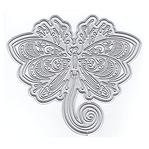 DzIxY Shadow Vintage Schmetterling Metall Stanzformen für Kartenherstellung Kit Prägepapier Stanzformen Scrapbook Maschine Schablonen Aufbewahrung Taschen Supplies von DzIxY