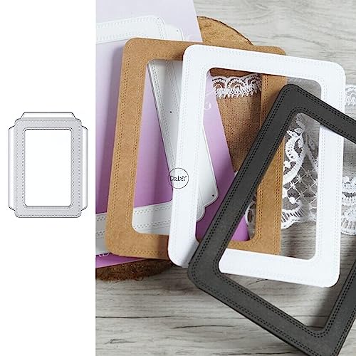 DzIxY Simplicity Rechteckige Metall-Stanzformen für Kartenherstellung, Prägepapier, Stanzformen, Sets, Album, Scrapbooking, Vorlagen, Schablonen, Aufbewahrungstaschen DzIxY Simplicity Rechteckige Metall-Stanzformen für Kartenherstellung, Prägepapier, Stanzformen, Sets, Album, Scrapbooking, Vorlagen, Schablonen, Aufbewahrungstaschen von DzIxY