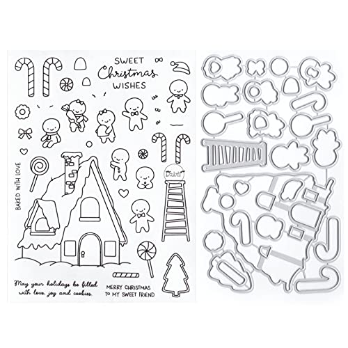 DzIxY Weihnachts-Puppenhaus, transparente Stempel und Metall-Stanzformen-Sets für Kartenherstellung, Scrapbooking, Papierbedarf, Silikon-Dichtungen, Aufbewahrungstaschen DzIxY Weihnachts-Puppenhaus, transparente Stempel und Metall-Stanzformen-Sets für Kartenherstellung, Scrapbooking, Papierbedarf, Silikon-Dichtungen, Aufbewahrungstaschen von DzIxY