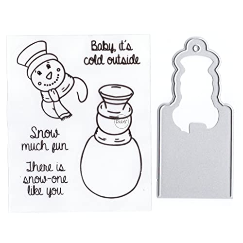DzIxY Weihnachts-Schneewörter, transparente Stempel und Metall-Stanzformen-Sets für Kartenherstellung, Scrapbooking, Papierbedarf, Dichtungen, Aufbewahrungstaschen DzIxY Weihnachts-Schneewörter, transparente Stempel und Metall-Stanzformen-Sets für Kartenherstellung, Scrapbooking, Papierbedarf, Dichtungen, Aufbewahrungstaschen von DzIxY
