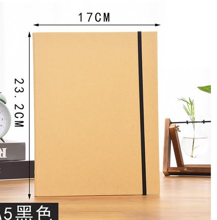 Dzmuero Binder A5 2 Ringe, Ringbuch A5, Ordner, Ringbuch Nachfüllbar, Design mit Gummiband, 2 Stück Dzmuero Binder A5 2 Ringe, Ringbuch A5, Ordner, Ringbuch Nachfüllbar, Design mit Gummiband, 2 Stück von Dzmuero