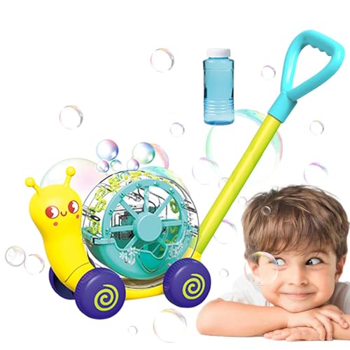 DzpKrka Blasengebläse-Rasenmäher | Elektrische Seifenblasenmaschine in Schneckenform,Lustiges Schiebespielzeug für den Garten mit Blasengebläse, Partyspiele, Kindergeburtstagsgeschenke, Spielzeug für DzpKrka Blasengebläse-Rasenmäher | Elektrische Seifenblasenmaschine in Schneckenform,Lustiges Schiebespielzeug für den Garten mit Blasengebläse, Partyspiele, Kindergeburtstagsgeschenke, Spielzeug für von DzpKrka