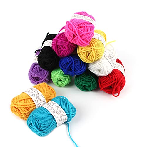 Dzsomt Acryl Wolle 12 Farben Wolle zum Häkeln Häkelgarn Set Garn Wolle zum Stricken Häkelgarn Häkelwolle Hand Knitting Yarns Bunt Acrywolle zum Häkeln für Häkeln und Kunsthandwerk Dzsomt Acryl Wolle 12 Farben Wolle zum Häkeln Häkelgarn Set Garn Wolle zum Stricken Häkelgarn Häkelwolle Hand Knitting Yarns Bunt Acrywolle zum Häkeln für Häkeln und Kunsthandwerk von Dzsomt