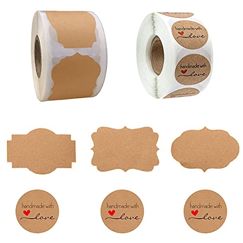 Dzsomt Etiketten Handmade 800 Stücke Kraft Etiketten Aufkleber Aufkleber Marmeladenglas Etiketten Selbstklebend Etiketten Marmeladengläser Geschenkaufkleber Aufkleber Hochzeit Aufkleber Danke Dzsomt Etiketten Handmade 800 Stücke Kraft Etiketten Aufkleber Aufkleber Marmeladenglas Etiketten Selbstklebend Etiketten Marmeladengläser Geschenkaufkleber Aufkleber Hochzeit Aufkleber Danke von Dzsomt