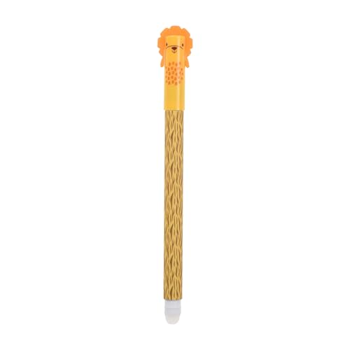 Dzythgr 0,5 mm Gel Eraser Pens Radierbarer Kugelschreiber Radierbaren Gelstiften Niedliche Gelstifte mit Kawaii-Muster, ideal für Schule, Büro & Notizen (Löwe, Blau) von Dzythgr