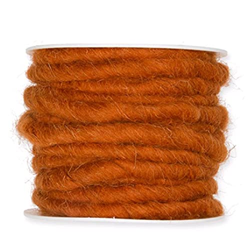 Herbst Filz-Schnur Woll-Schnur Farbe kürbis orange Durchmesser 5mm Länge 10 Meter von E+N