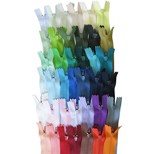 e-goal 39 Farbe 25 cm Schneider Couture Nylon Spule geschlossen Zippers Ende von E-Goal