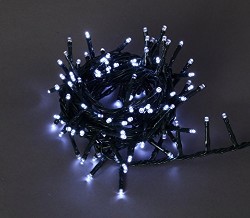 E = M6 5eex934bc Lichterkette Batteriebetrieben mit 144 LED Leuchtmittel Kunststoff/PVC weiß von E=M6