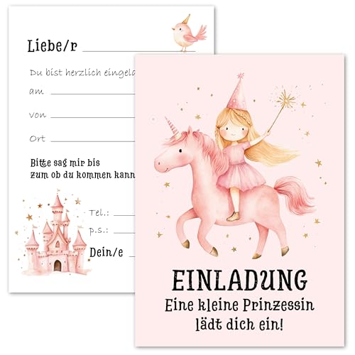 E&G Klasse 10x Einladungskarten Mädchen Prinzessin auf Einhorn Kinder A6 Rosa Pink zart Postkarten Mädchen Geburtstag Einladungen Kindergeburtstag Ponyhof Zauberstab Karte E&G Klasse 10x Einladungskarten Mädchen Prinzessin auf Einhorn Kinder A6 Rosa Pink zart Postkarten Mädchen Geburtstag Einladungen Kindergeburtstag Ponyhof Zauberstab Karte von E&G Klasse