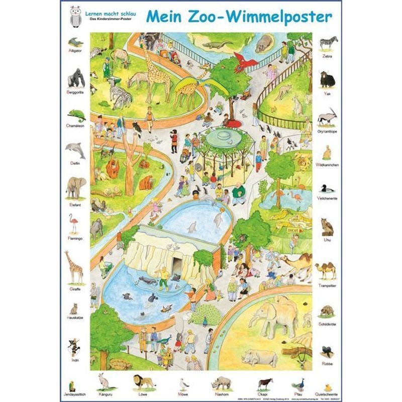 Mein Zoo-Wimmelposter von E & Z-Verlag