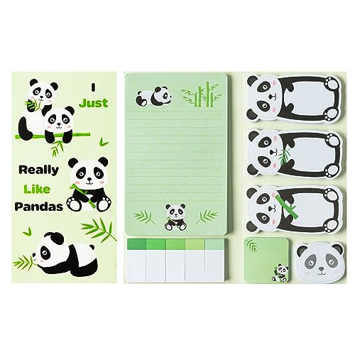 550 Blätter Panda Haftnotizen Set Panda Shaped Paper Clips Neuheit Selbstklebende Haftnotizen Schreiben Memo Pads für Kinder Home Office Schulbedarf Seite Marker Geschenk für Lehrer Schüler 550 Blätter Panda Haftnotizen Set Panda Shaped Paper Clips Neuheit Selbstklebende Haftnotizen Schreiben Memo Pads für Kinder Home Office Schulbedarf Seite Marker Geschenk für Lehrer Schüler von E1mity