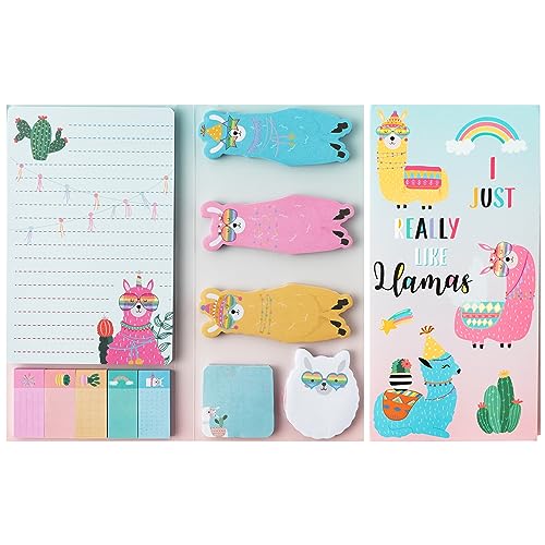 Alpaca 550 Blätter Haftnotizen Set Alpaka geformte Papierclips Neuheit Selbstklebende Haftnotizen Schreiben Memo Pads für Kinder Home Office Schulbedarf Page Marker Geschenk für Lehrer Schüler Alpaca 550 Blätter Haftnotizen Set Alpaka geformte Papierclips Neuheit Selbstklebende Haftnotizen Schreiben Memo Pads für Kinder Home Office Schulbedarf Page Marker Geschenk für Lehrer Schüler von E1mity