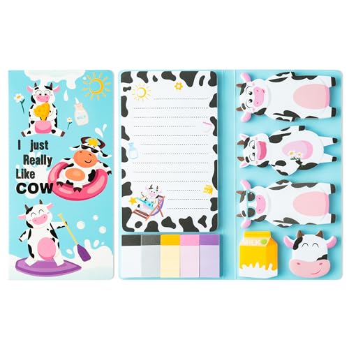 Lustige Kuh Niedlich Haftnotizen Set - 550 Blätter I Just Really Like Cow Self-Stick Papierclips Neuheit Schreiben Memo Pads Hundeliebhaber Page Marker für Kinder Home Office Schulbedarf Geschenk Lustige Kuh Niedlich Haftnotizen Set - 550 Blätter I Just Really Like Cow Self-Stick Papierclips Neuheit Schreiben Memo Pads Hundeliebhaber Page Marker für Kinder Home Office Schulbedarf Geschenk von E1mity