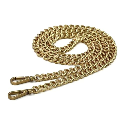 EACHY DAILY 120 cm Metall-Aluminium-Taschenkette, Ersatzteile, Zubehör für handgewebte Schultertasche, Handtasche, DIY, handgefertigt, abnehmbare Riemen (Bronze) von EACHY DAILY