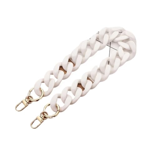 EACHY DAILY Handtaschenketten, Schulterriemen, 40/60 cm, Acryl, 40/60 cm, für Handtaschen, Handtaschen, Handtaschen, Zubehör, Grau, 40 cm von EACHY DAILY
