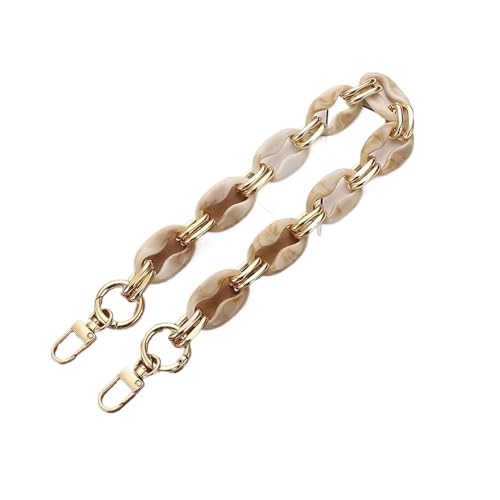 EACHY DAILY Handtaschenketten, Schulterriemen, 40/60 cm, Acryl, 40 / 60 cm, für Handtaschen, Handtaschen, Handtaschen, Zubehör, 40 cm (Beige, 40 cm) von EACHY DAILY