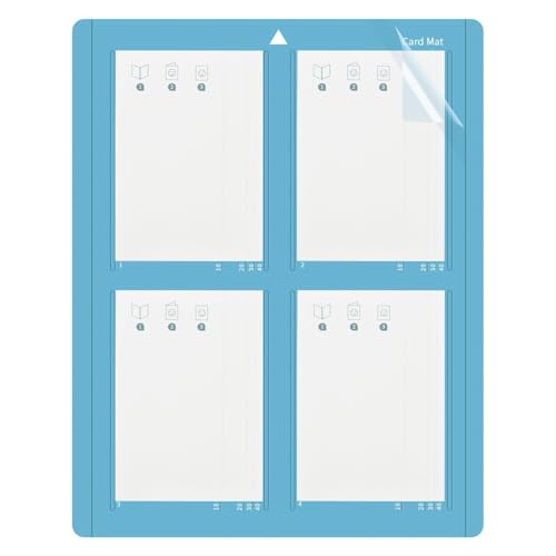 EAEVKPI Schneidematte für Explore & Maker Serie Bastelmaschinen, 2x2 Kartenmatte, Ideal für die Produktion von Massenkarten Schnell, 41.5 x 33cm EAEVKPI Schneidematte für Explore & Maker Serie Bastelmaschinen, 2x2 Kartenmatte, Ideal für die Produktion von Massenkarten Schnell, 41.5 x 33cm von EAEVKPI