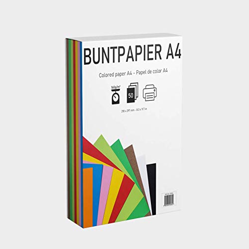 EAF supplies 50 Blatt buntes DIN-A4 Tonpapier, Set aus 10 Farben in 160g/m², Tonzeichenpapier bunt zum Zeichnen, Drucken, Basteln, DIY-Bedarf, Grußkarten und vielem mehr EAF supplies 50 Blatt buntes DIN-A4 Tonpapier, Set aus 10 Farben in 160g/m², Tonzeichenpapier bunt zum Zeichnen, Drucken, Basteln, DIY-Bedarf, Grußkarten und vielem mehr von EAF supplies