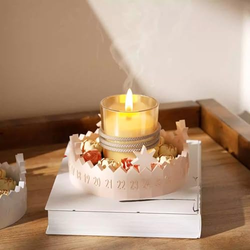 Silikonformen Gießformen Adventskranz Adventskalender Sterne Kerzenformen Weihnachten Aus Silikon Für Gips Epoxidharz Seifen Und Bastelprojekte von EALRIDV
