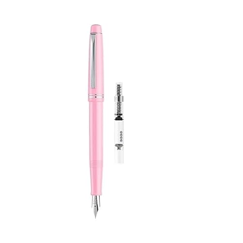 EAMOM Retro-Füllfederhalter, Kalligraphie-Praxis, Schreibwaren mit nachfüllbarer Tinte, Student Office Signature Pen (Venedig-Pulver, EF 0,3 mm) von EAMOM