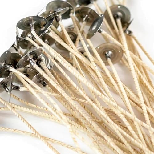 EAP Innovations CD-2 Dochte zur Kerzenherstellung, ideal für pflanzliche Wachse, flach geflochtene, kernlose Dochte für die Kerzenherstellung & gleichmäßige Flamme, 15,2 cm Länge, 100 Stück EAP Innovations CD-2 Dochte zur Kerzenherstellung, ideal für pflanzliche Wachse, flach geflochtene, kernlose Dochte für die Kerzenherstellung & gleichmäßige Flamme, 15,2 cm Länge, 100 Stück von EAP Innovations