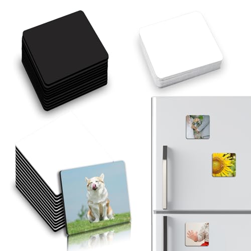 EAPIKON 12Stk Sublimation Rohlinge Magnete aus Aluminium, 5x5cm Personalisiert Kühlschrank-Magnet Blanko Dekorative DIY, Sublimations Magnetisch Aufkleber für Küche Büro Zuhause Dekoration, Quadrat EAPIKON 12Stk Sublimation Rohlinge Magnete aus Aluminium, 5x5cm Personalisiert Kühlschrank-Magnet Blanko Dekorative DIY, Sublimations Magnetisch Aufkleber für Küche Büro Zuhause Dekoration, Quadrat von EAPIKON