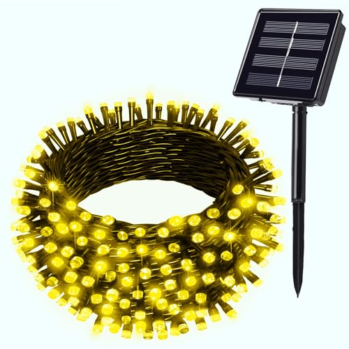 EASTERNSTAR Solar-Lichterkette für den Außenbereich, 100 LEDs, solarbetrieben, wasserdicht, 8 Modi, Lichterkette für Bäume, Terrasse, Zaun, Hochzeit, Party, Weihnachtsdekoration, Warmweiß EASTERNSTAR Solar-Lichterkette für den Außenbereich, 100 LEDs, solarbetrieben, wasserdicht, 8 Modi, Lichterkette für Bäume, Terrasse, Zaun, Hochzeit, Party, Weihnachtsdekoration, Warmweiß von EASTERNSTAR