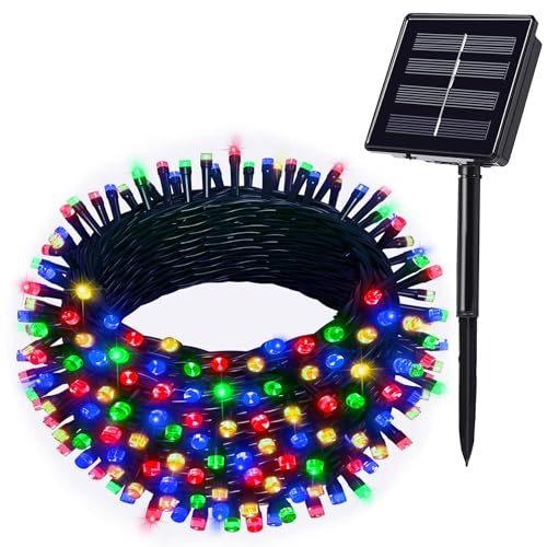 EASTERNSTAR Solar-Lichterkette für den Außenbereich, 12 m, 100 LEDs, solarbetrieben, wasserdicht, 8 Modi, mehrfarbige Lichterkette für Bäume, Terrasse, Zaun, Hochzeit, Party, Weihnachtsdekoration EASTERNSTAR Solar-Lichterkette für den Außenbereich, 12 m, 100 LEDs, solarbetrieben, wasserdicht, 8 Modi, mehrfarbige Lichterkette für Bäume, Terrasse, Zaun, Hochzeit, Party, Weihnachtsdekoration von EASTERNSTAR