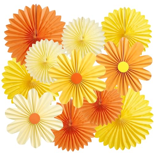 EASY JOY 11 Stück Gänseblümchen Papier Fächer Dekoration Papierblumen Zum Aufhängen Blumen Papier Party Deko Set für Hochzeit Geburtstagsdeko Tischdeko Baby Shower Frühling Sommer Deko EASY JOY 11 Stück Gänseblümchen Papier Fächer Dekoration Papierblumen Zum Aufhängen Blumen Papier Party Deko Set für Hochzeit Geburtstagsdeko Tischdeko Baby Shower Frühling Sommer Deko von EASY JOY