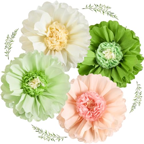 EASY JOY 4 PCS 20“ Salbei grün Party Dekorationen riesige Papier Blumen Tissue Papier Blumen Papier Blumen Dekorationen Frühling Party Dekorationen Blume Geburtstag Party Dekorationen EASY JOY 4 PCS 20“ Salbei grün Party Dekorationen riesige Papier Blumen Tissue Papier Blumen Papier Blumen Dekorationen Frühling Party Dekorationen Blume Geburtstag Party Dekorationen von EASY JOY